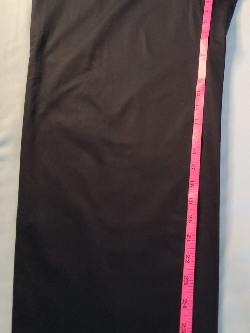Talbots Navy Straight-Leg Stretch Pants - Picture 4 of 8